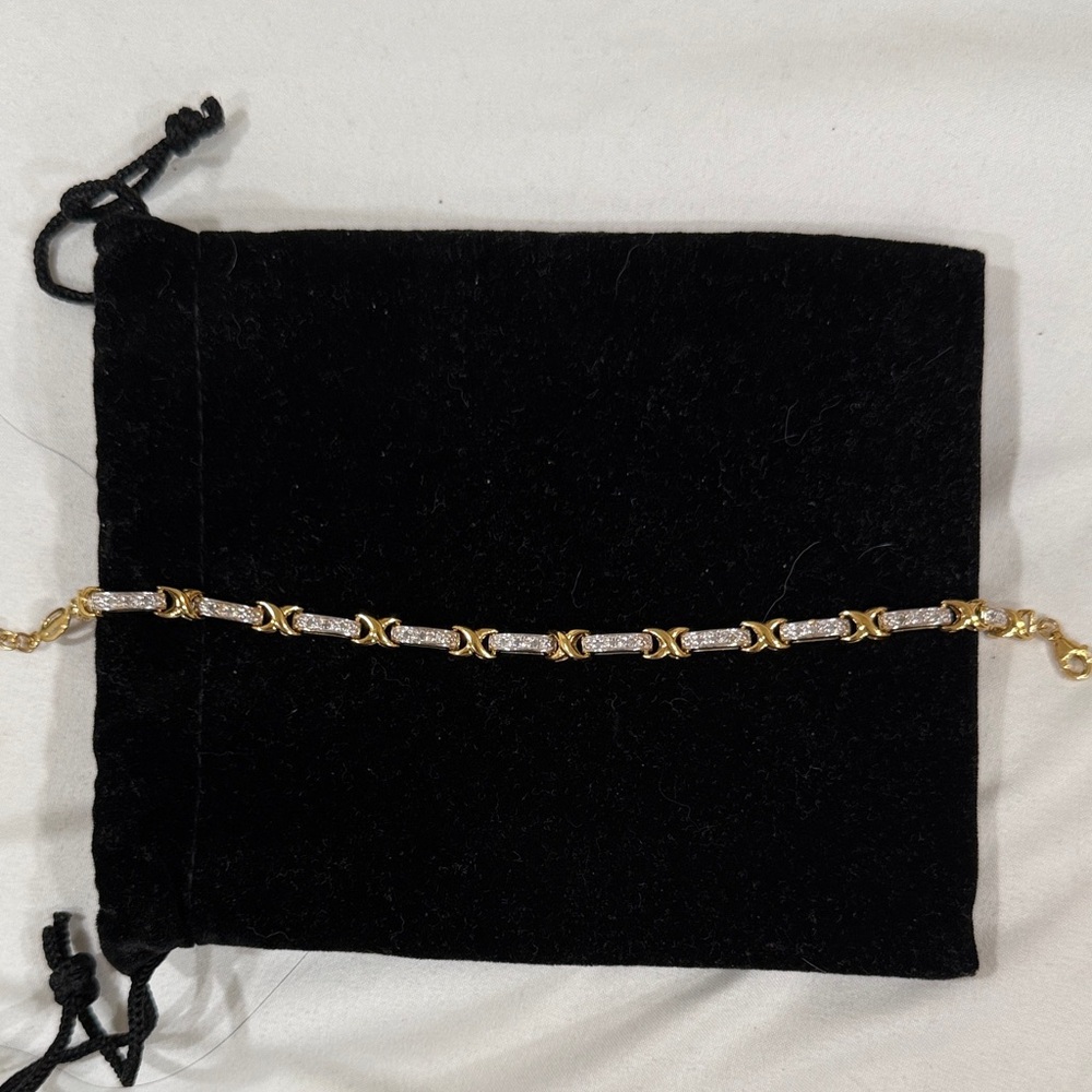 Chic Gold and Silver Women's Bracelet